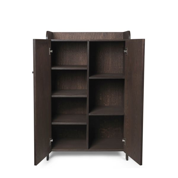 Ferm Living - Sill Cupboard - Low - Dark Stained Oak