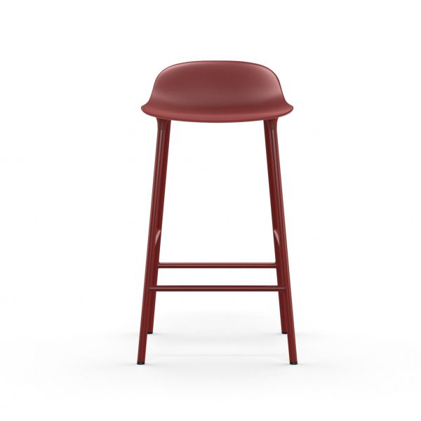 Normann Copenhagen - Form Barstool - Σκαμπό 65 cm - Κόκκινο