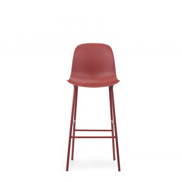 Form Bar Chair 65 cm Steel Red