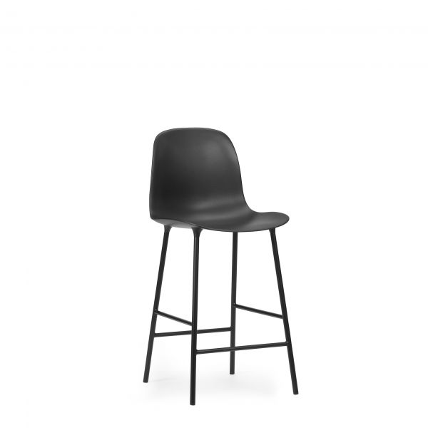 Form Bar Chair 65 cm Steel Black