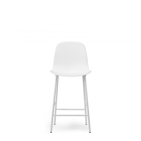 Form Bar Chair 65 cm Steel White