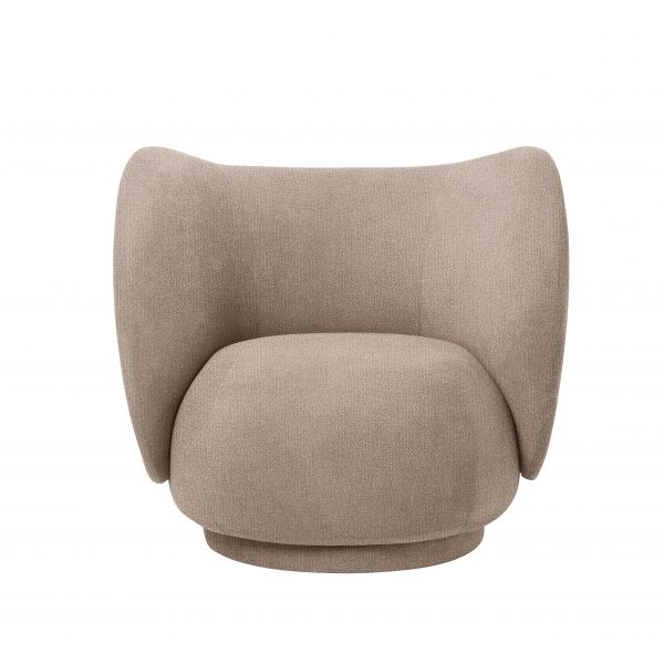 Rico Lounge Chair - Boucle - Sand