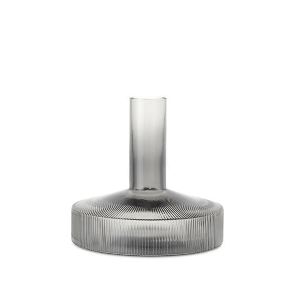 Ripple Wine Carafe - Smoked Grey