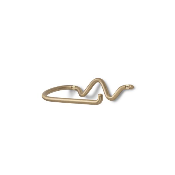 Ferm Living - Curvature Toilet Paper Holder - Βάση για Χαρτί Υγείας - Χρυσή 