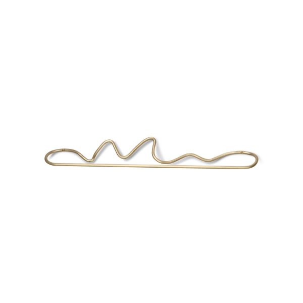 Ferm Living - Curvature Towel Hanger - Κρεμάστρα Πετσέτας Μπάνιου - Χρυσή 