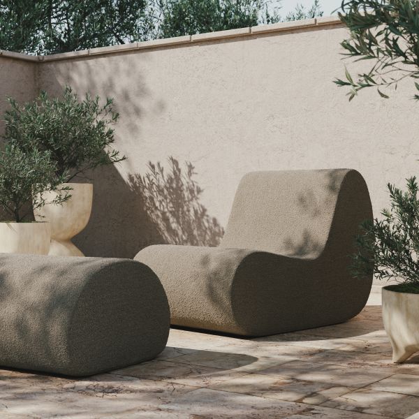 Ferm Living - Rouli Pouf - Πουφ - Μπεζ