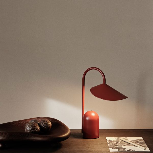 Arum Portable Lamp - Oxide Red