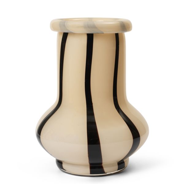 Ferm Living - Riban Vase - H24 - Cream