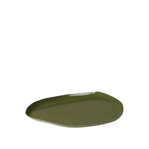 Broste Copenhagen - Mie Tray M - Glossy - Grape Leaf Green