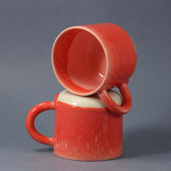Studio Arhoj - Chug Mug - Κεραμική Κούπα με Χερούλι - Vermillion