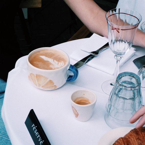 Croissant, Cappuccino Mug