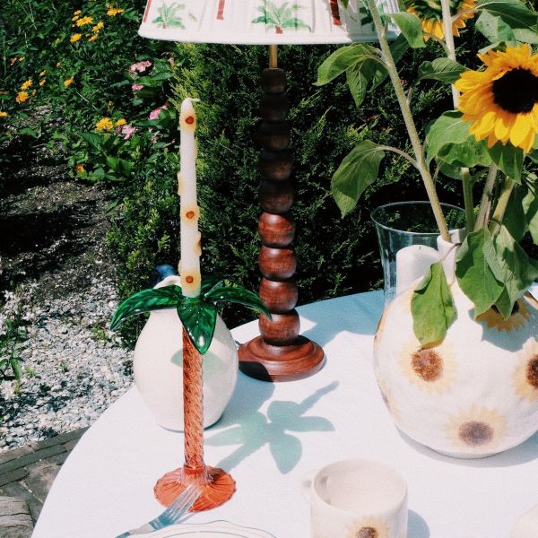 Sunflower 3D Candle, Set of 2