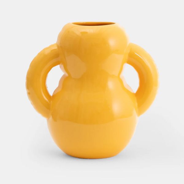 Βάζο 'OSCAR' -  Κίτρινο, Γυαλιστερό