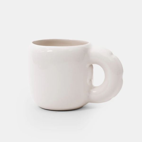 Κόυπα 'GASTON' - Λευκή, Γυαλιστερή