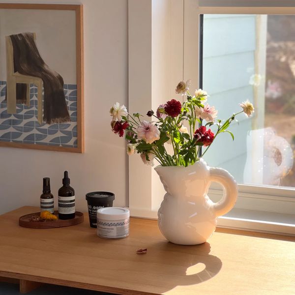 Jug 'EMILY' -Sky, Gloss