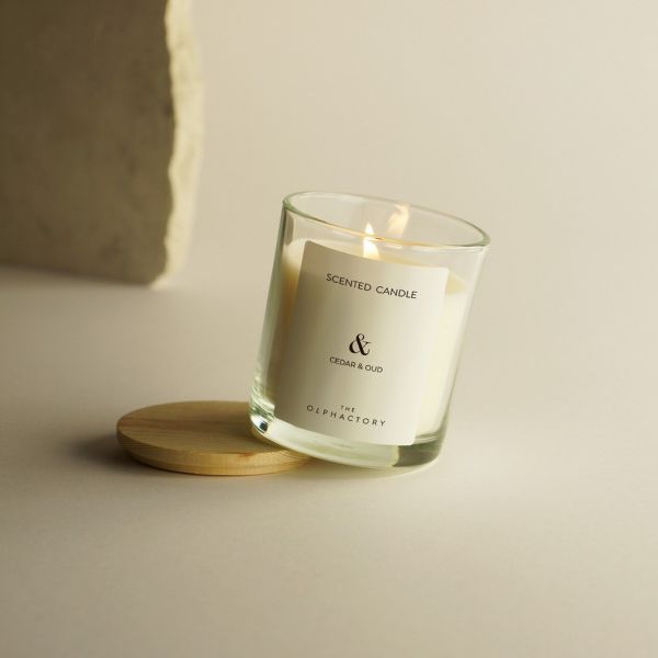 The Olphactory - Scented Candle - Cedar & Oud