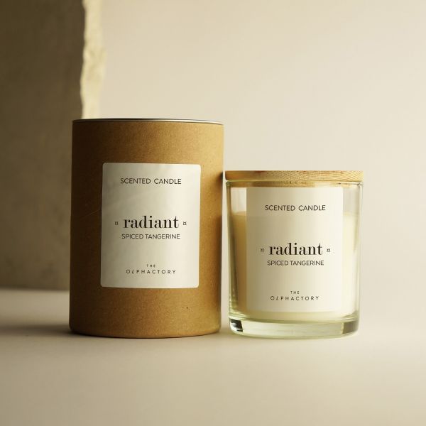 The Olphactory - Scented Candle - Radiant, Spiced Tangerine
