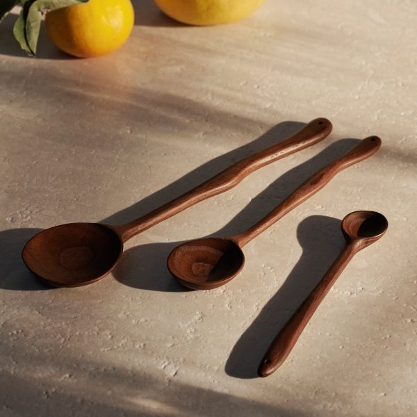 Ferm Living, Meander Spoon - Dark Brown