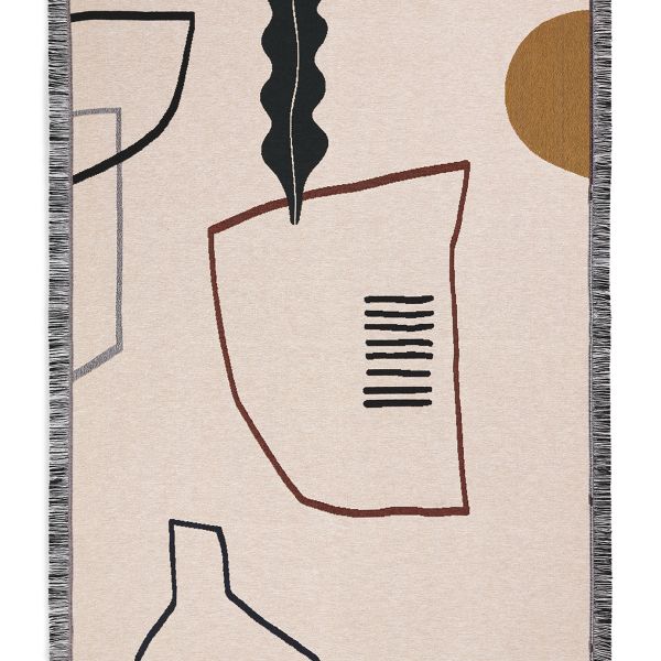 Ferm Living, Mirage Blanket - Off-white