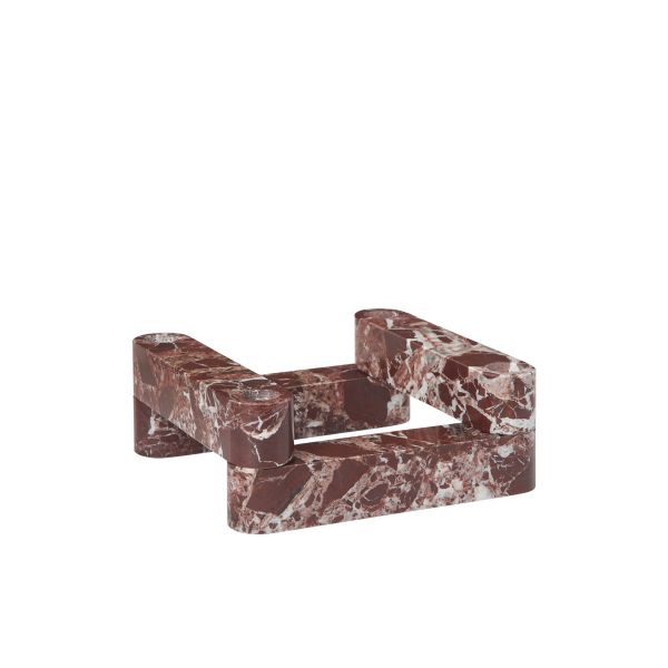 Ferm Living, Newel Modular Candle Holder - Set of 4 - Rosso Levanto