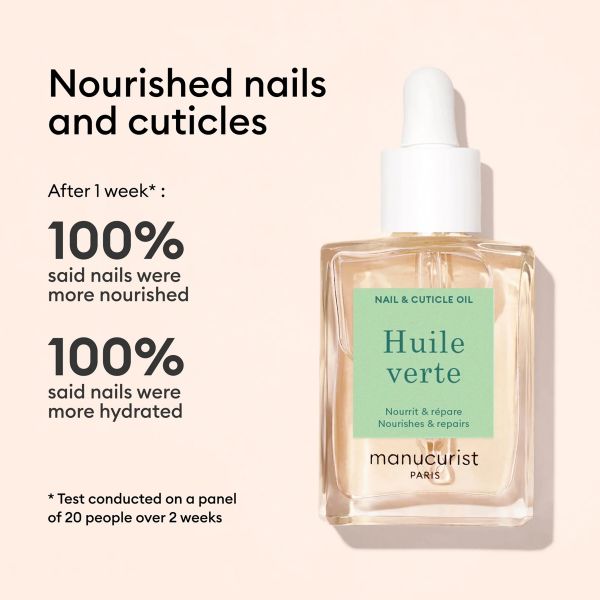 Nourishing Cuticle Oil, Huile verte