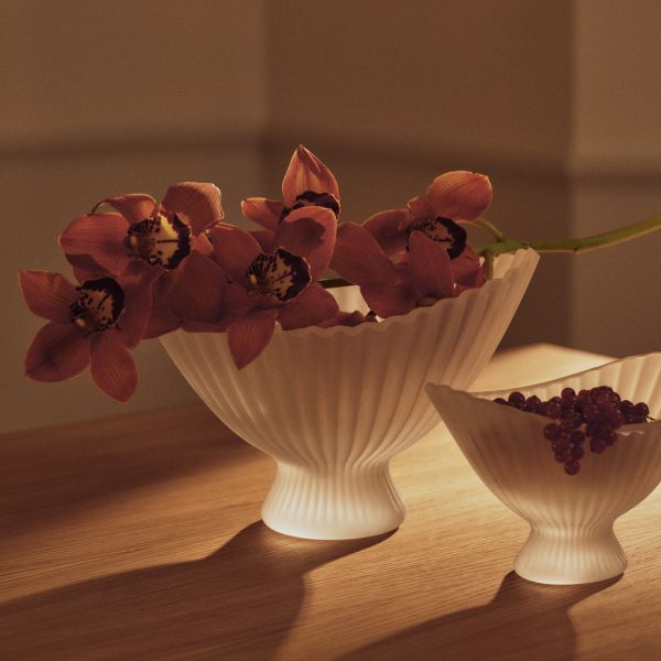 Fountain Frosted Glass Bowl