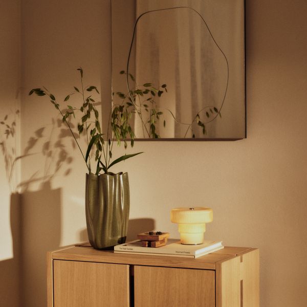 Ferm Living, Nium Vase - Dark Sage