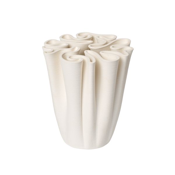Ferm Living, Dedali Vase - Medium - Off-white
