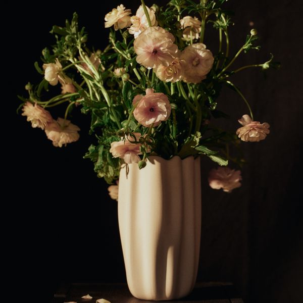 Ferm Living, Nium Vase Off-white