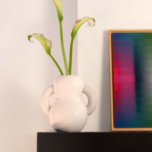 Vase "OSCAR" - Bone, Gloss