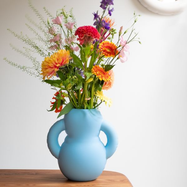 Vase "OSCAR" -  Sky, Gloss