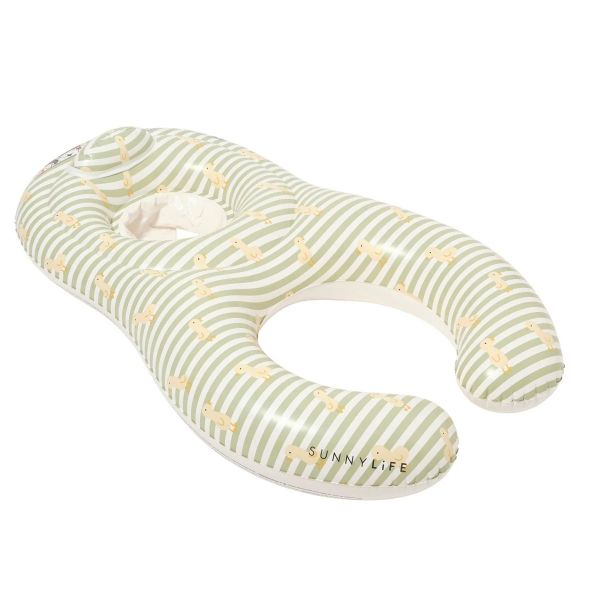 Float Together Baby Seat - Duck Sage Stripe