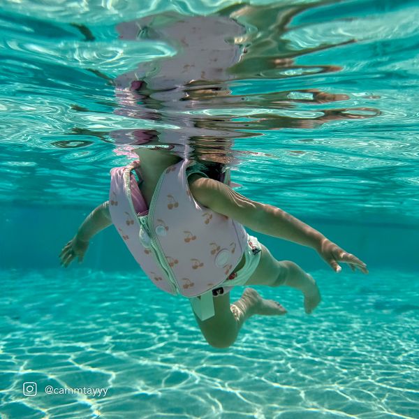 Kids Swim Vest - Cotton Candy Cherry - 3-6 years