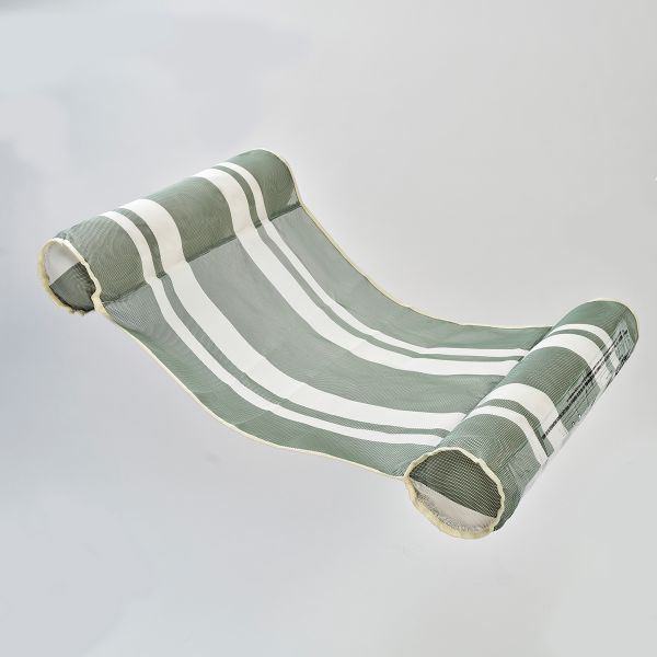 Mesh Hammock Float - Seagrass Stripe