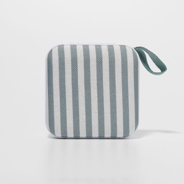 Portable Travel Speaker - The Vacay - Olive Stripe