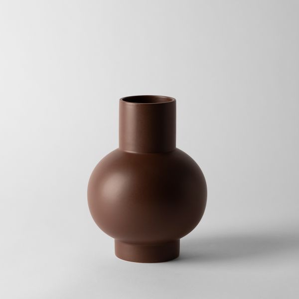 Strom Vase - Large, Chocolate