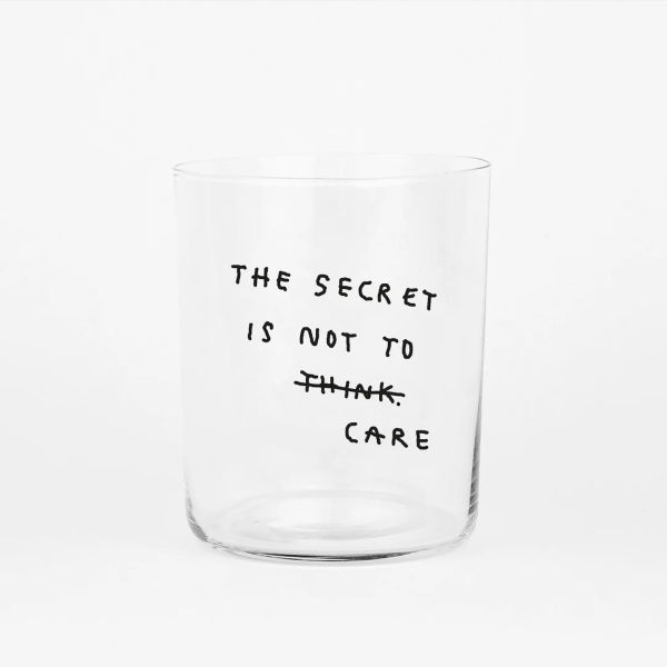 The secret is not to care, Large Glass