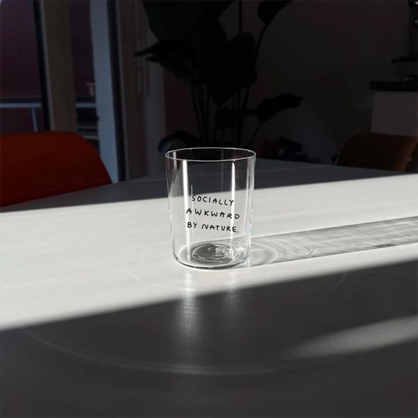 Socially awkward by nature, Large Glass