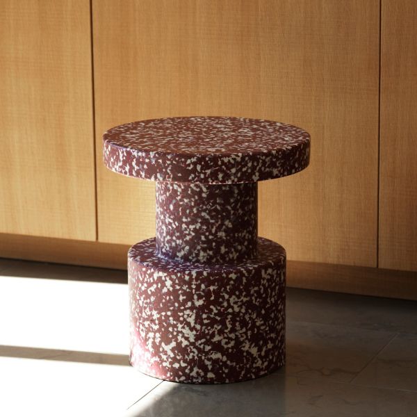 Normann Copenhagen - Bit Stool - Βοηθητικό Κάθισμα/Τραπέζι - Βουργουνδί