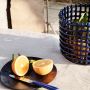 Ceramic Basket - Large Blue-thumb-3