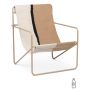 Desert Lounge Chair - Cashmere/Soil-thumb-2