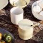 Flow Jar with spoon - Yellow Speckle-thumb-2