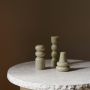 Torno Candles - Set of 3 - Sand-thumb-2