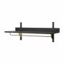 Sector Rack Shelf - Black Ash/Brass-thumb