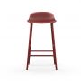 Form Barstool 65 cm Steel Red-thumb-2