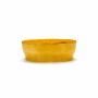 Salad Bowl Yellow - Red stripes-thumb